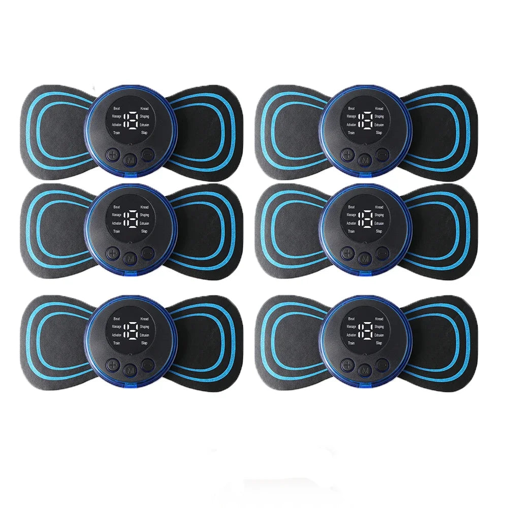 Massageador Elétrico Inteligente EMS - Alívio de Dores e Tensões