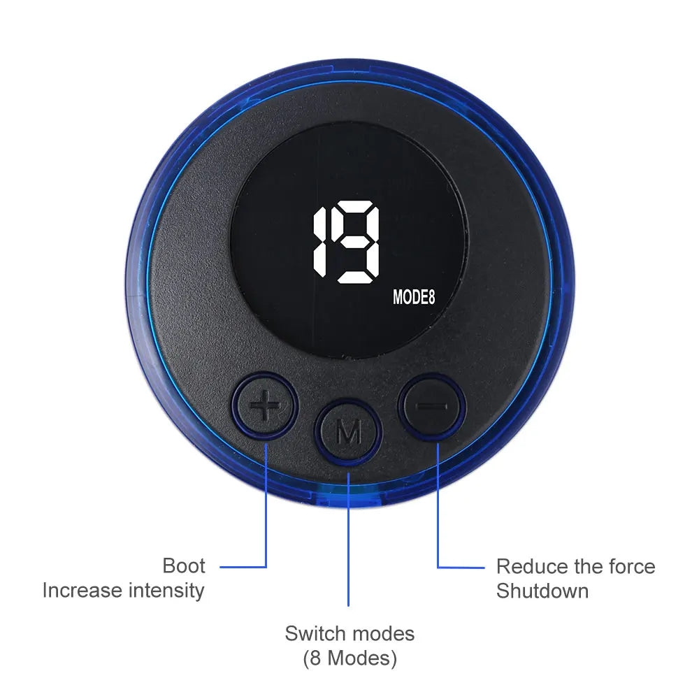 Massageador Elétrico Inteligente EMS - Alívio de Dores e Tensões